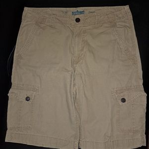 Men's urban pipeline khaki cargo shorts size 33